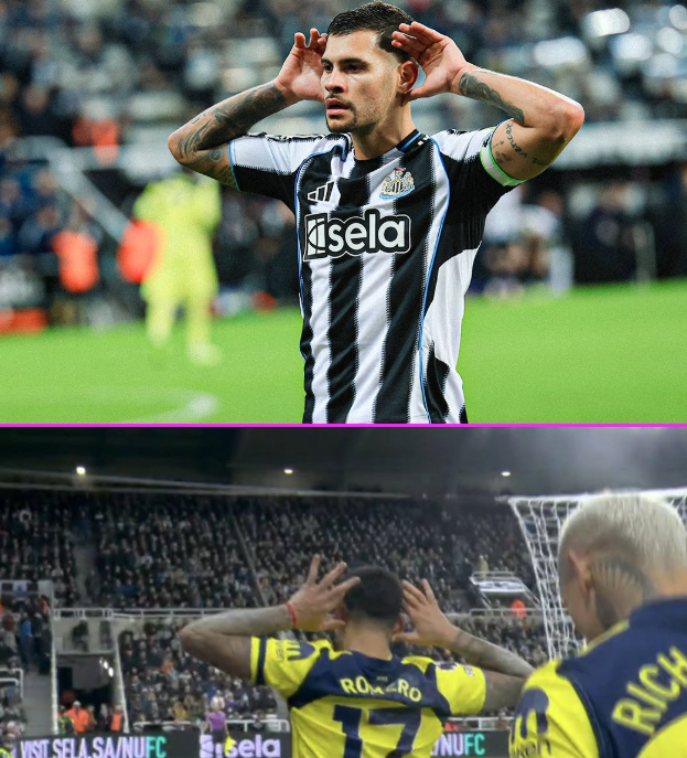 «Ό,τι κάνεις, μπορώ να το κάνω καλύτερα»: Ο πανομοιότυπος πανηγυρισμός των Ρομέρο και Μπρούνο Γκιμαράες! «Ό,τι κάνεις, μπορώ να το κάνω καλύτερα»: Ο πανομοιότυπος πανηγυρισμός των Ρομέρο και Μπρούνο Γκιμαράες!