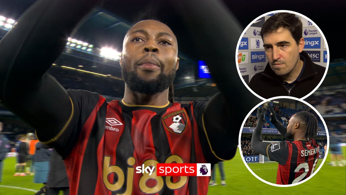 Ο Σεμένιο χαιρέτησε τον κόσμο της Μπόρνμουθ, ο Ιραόλα είπε πως παίζει και απέναντι στην Άρσεναλ! Ο Σεμένιο χαιρέτησε τον κόσμο της Μπόρνμουθ, ο Ιραόλα είπε πως παίζει και απέναντι στην Άρσεναλ!