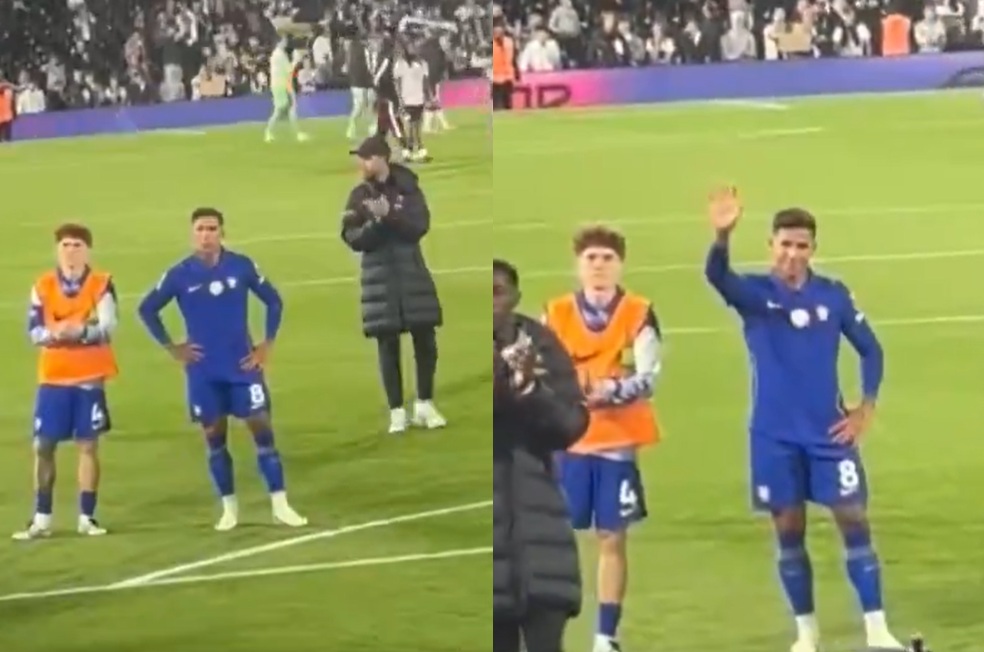 Αμηχανία, χαμόγελο και thumbs up: Τι συνέβη με τον Έντσο Φερνάντες και τους οπαδούς της Τσέλσι Αμηχανία, χαμόγελο και thumbs up: Τι συνέβη με τον Έντσο Φερνάντες και τους οπαδούς της Τσέλσι