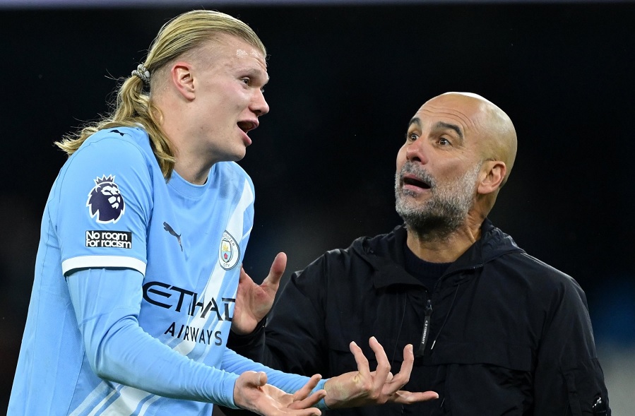 Το ‘ριξε στον χαβαλέ ο Πεπ για το τετ-α-τετ με τον Χάαλαντ: «Έχασα τις κάμερες…» (vid) Το ‘ριξε στον χαβαλέ ο Πεπ για το τετ-α-τετ με τον Χάαλαντ: «Έχασα τις κάμερες…» (vid)