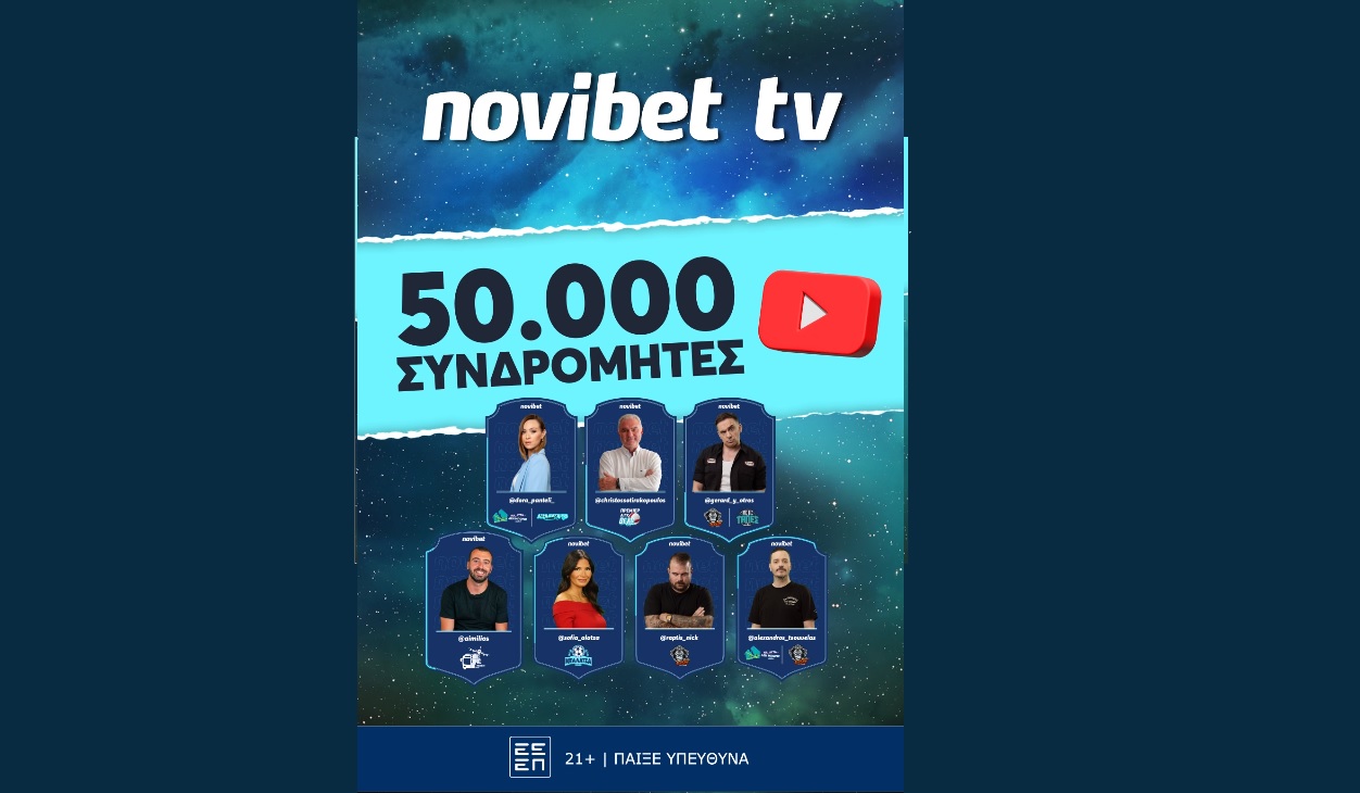  Novibet   50.000   Youtube! 