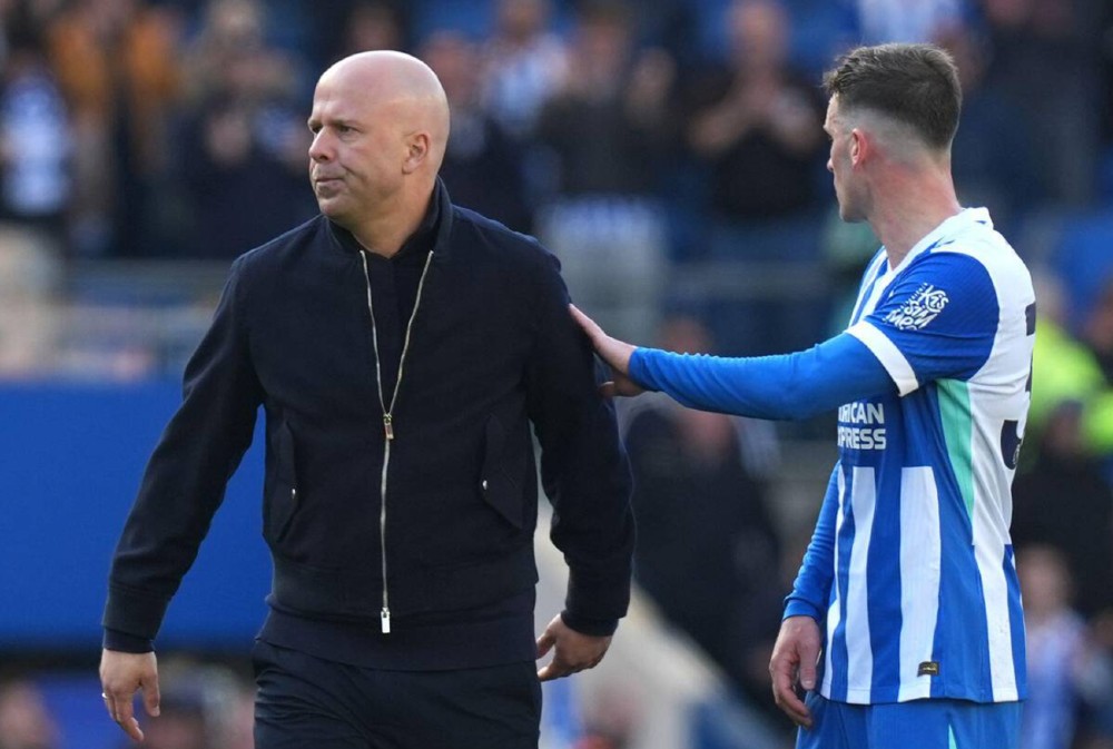 «Ωμή» παραδοχή του Σλοτ, για την... ανωτερότητα της Μπράιτον: «Ήταν καλύτεροι στο δεύτερο ημίχρονο!» «Ωμή» παραδοχή του Σλοτ, για την... ανωτερότητα της Μπράιτον: «Ήταν καλύτεροι στο δεύτερο ημίχρονο!»