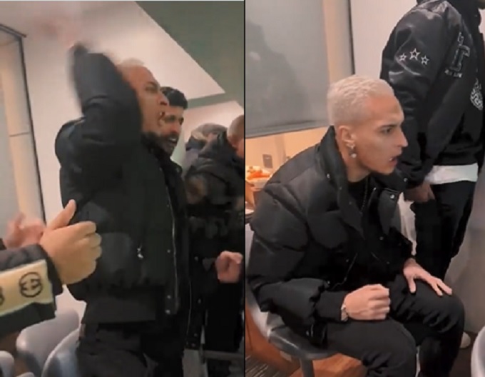 Ο Άντονι έχει την ίδια τρέλα και … στα επίσημα, βλέποντας ως οπαδός το ματς με την Λιντς (vid) Ο Άντονι έχει την ίδια τρέλα και … στα επίσημα, βλέποντας ως οπαδός το ματς με την Λιντς (vid)